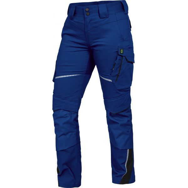 FLEX-LINE Cargo Arbeitshose Bundhose Stretch Hose Slim Fit Workwear kornblau 